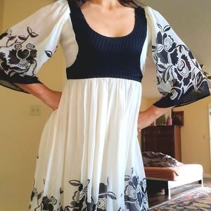 Vintage 90s Jill Stuart silk harness dress